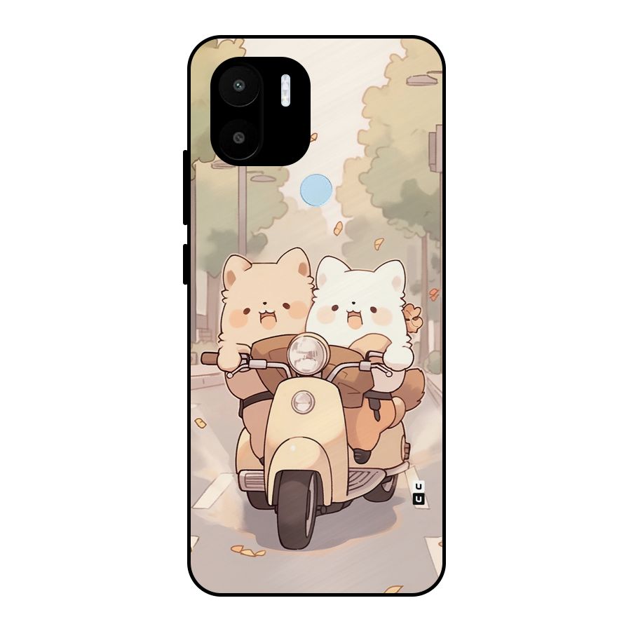 Cute Riders Metal Back Case for Redmi A1 Plus