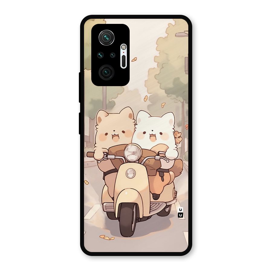 Cute Riders Metal Back Case for Redmi Note 10 Pro