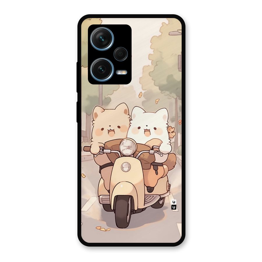 Cute Riders Metal Back Case for Redmi Note 12 Pro Plus 5G