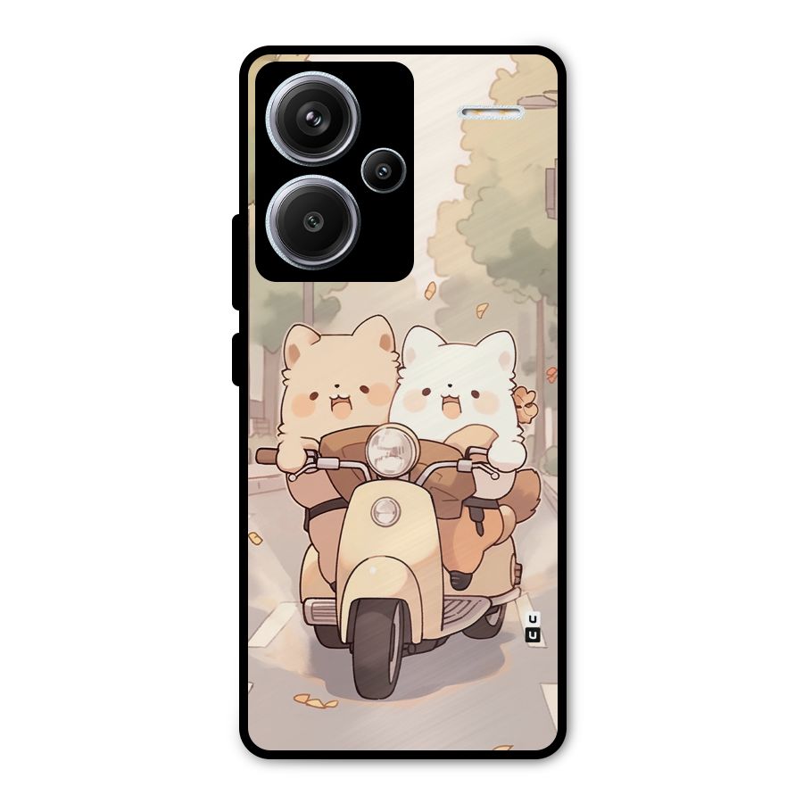 Cute Riders Metal Back Case for Redmi Note 13 Pro Plus
