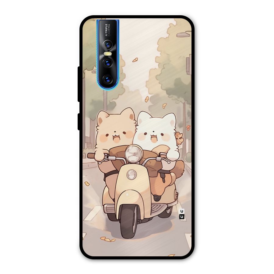 Cute Riders Metal Back Case for Vivo V15 Pro