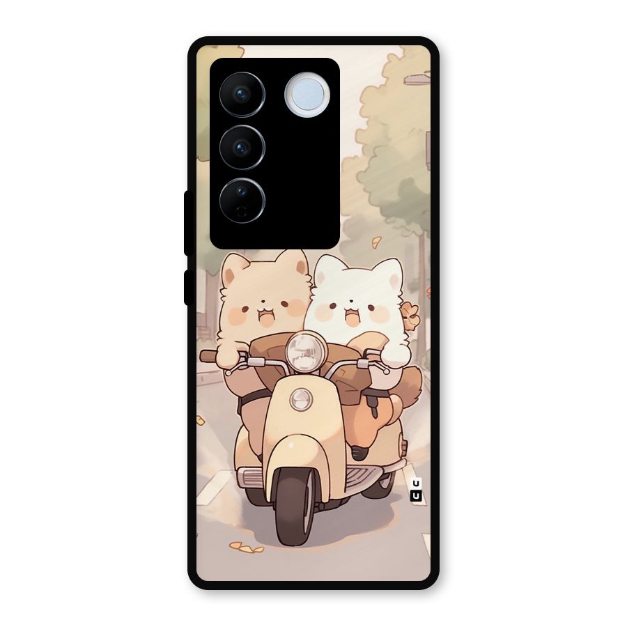 Cute Riders Metal Back Case for Vivo V27