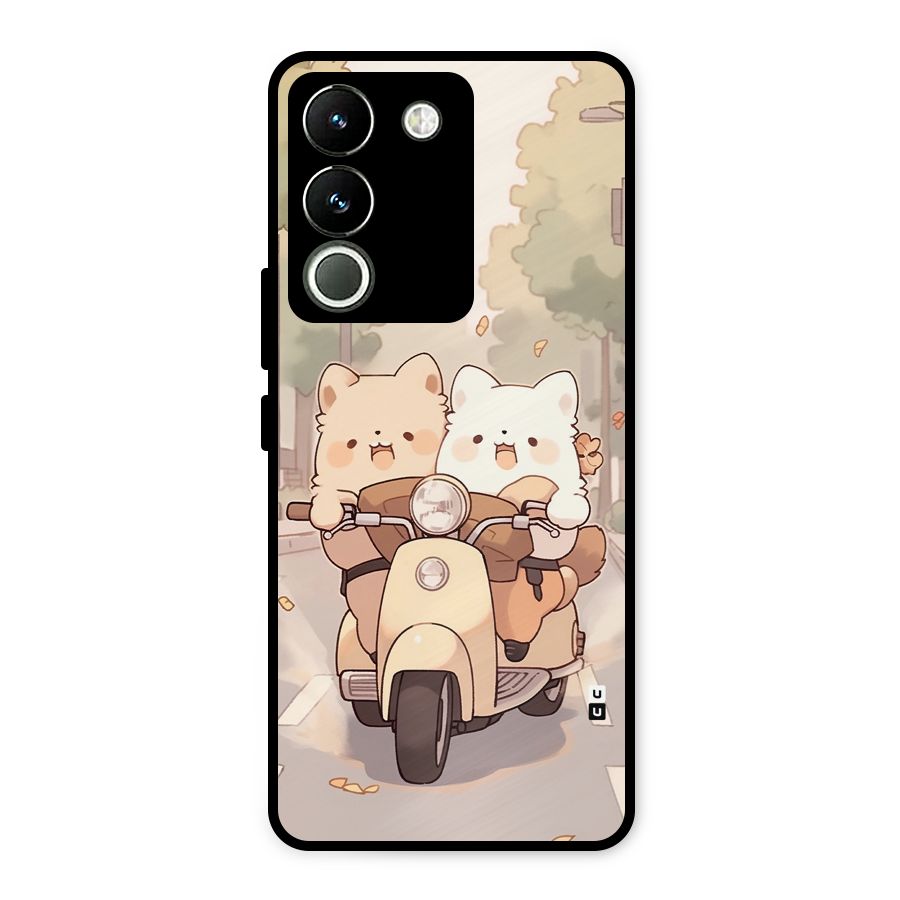 Cute Riders Metal Back Case for Vivo Y200