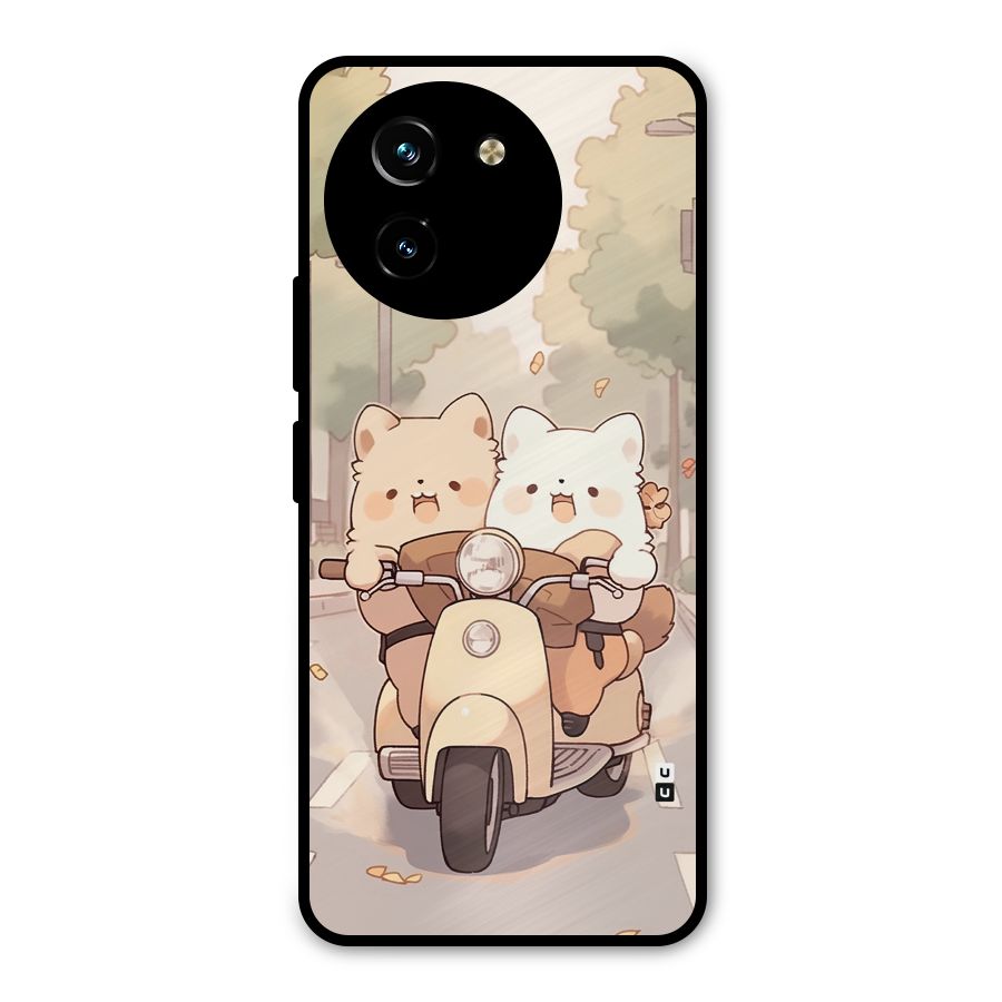 Cute Riders Metal Back Case for Vivo Y200i