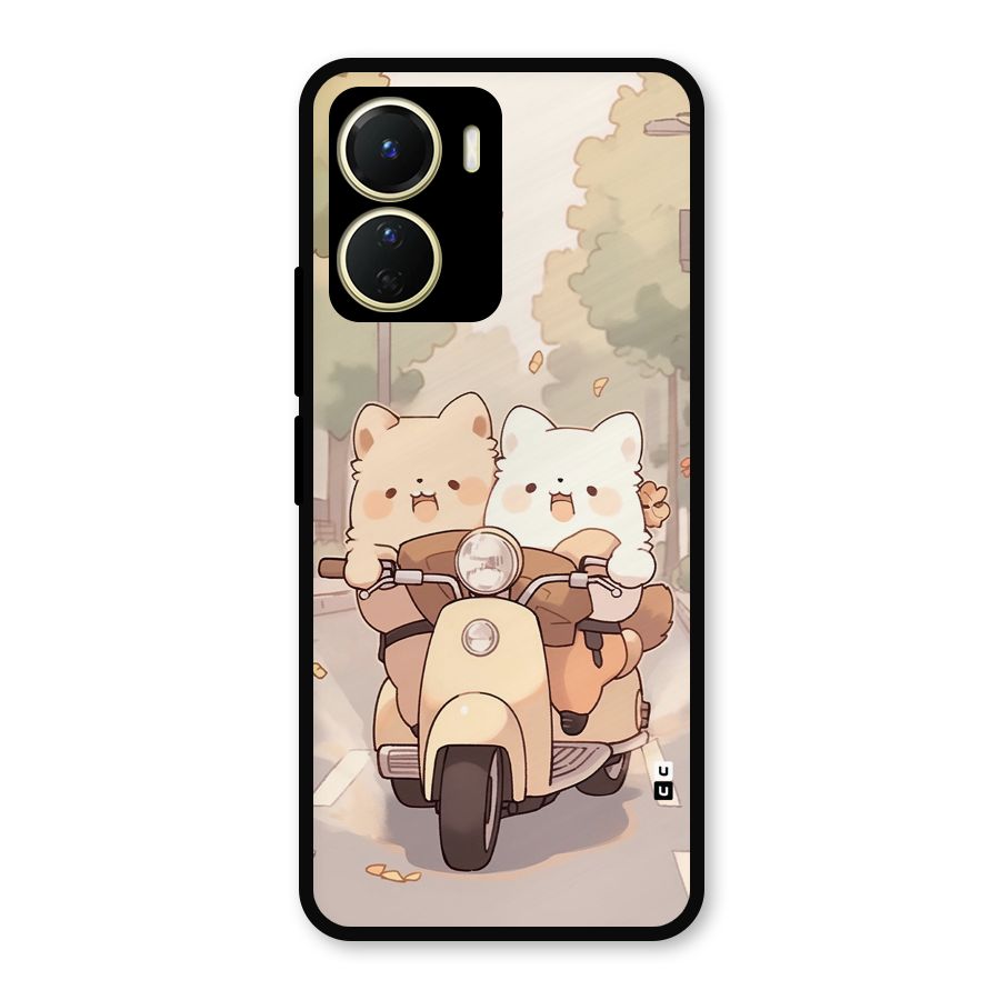 Cute Riders Metal Back Case for Vivo Y56