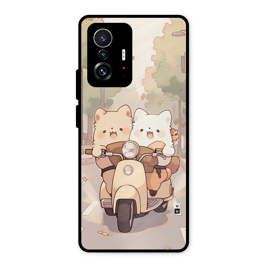 Cute Riders Metal Back Case for Xiaomi 11T Pro