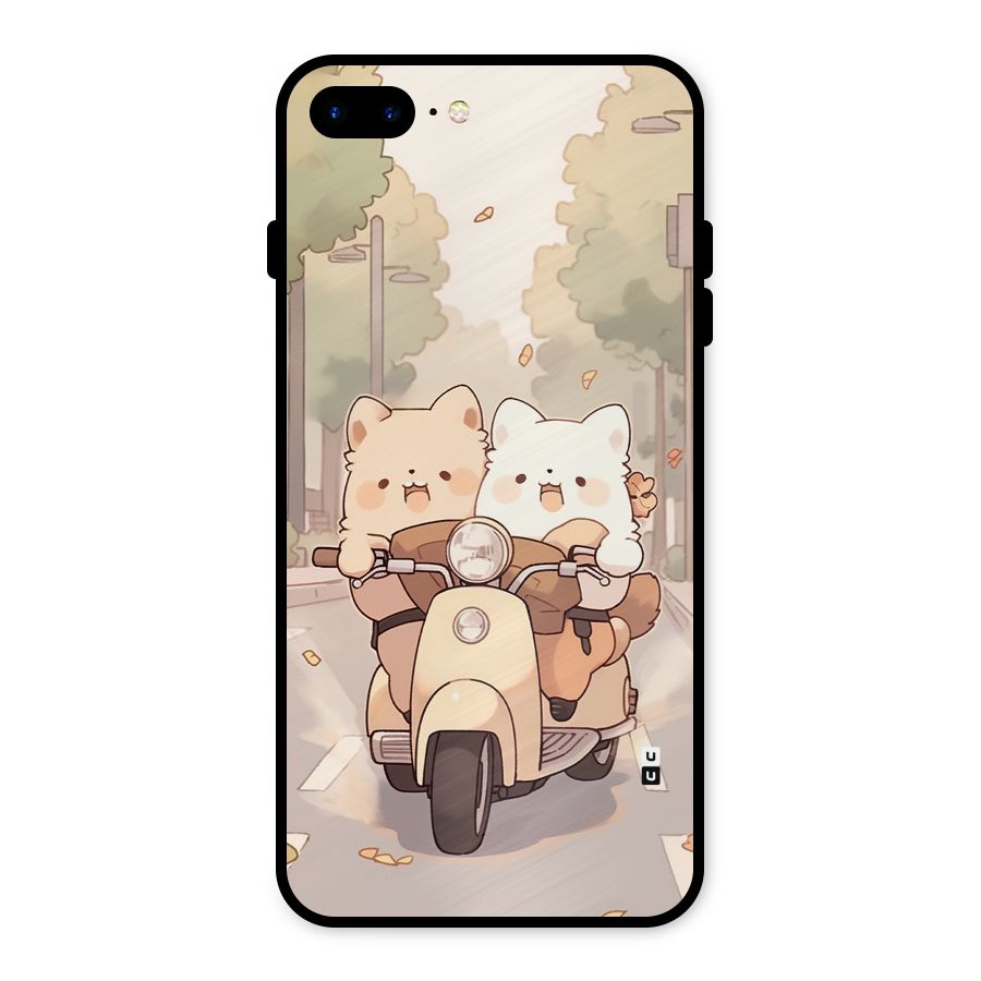 Cute Riders Metal Back Case for iPhone 7 Plus