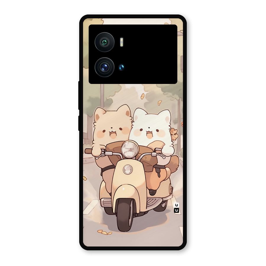 Cute Riders Metal Back Case for iQOO 9 Pro