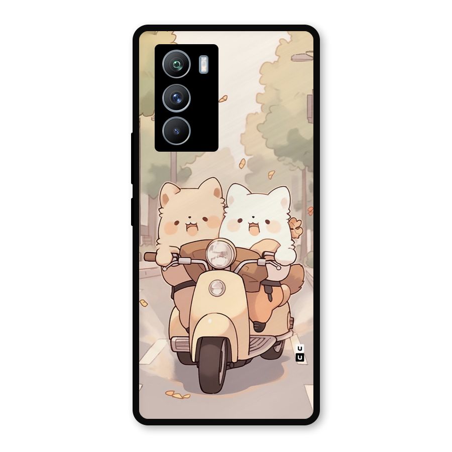 Cute Riders Metal Back Case for iQOO 9 SE