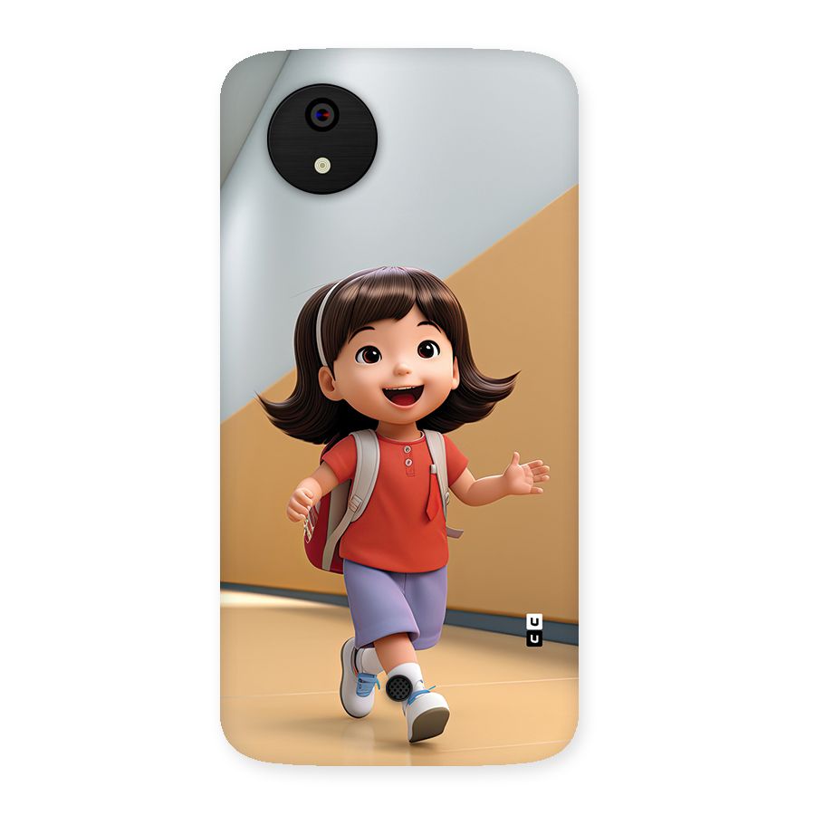 Cute School Girl Back Case for Canvas A1  AQ4501