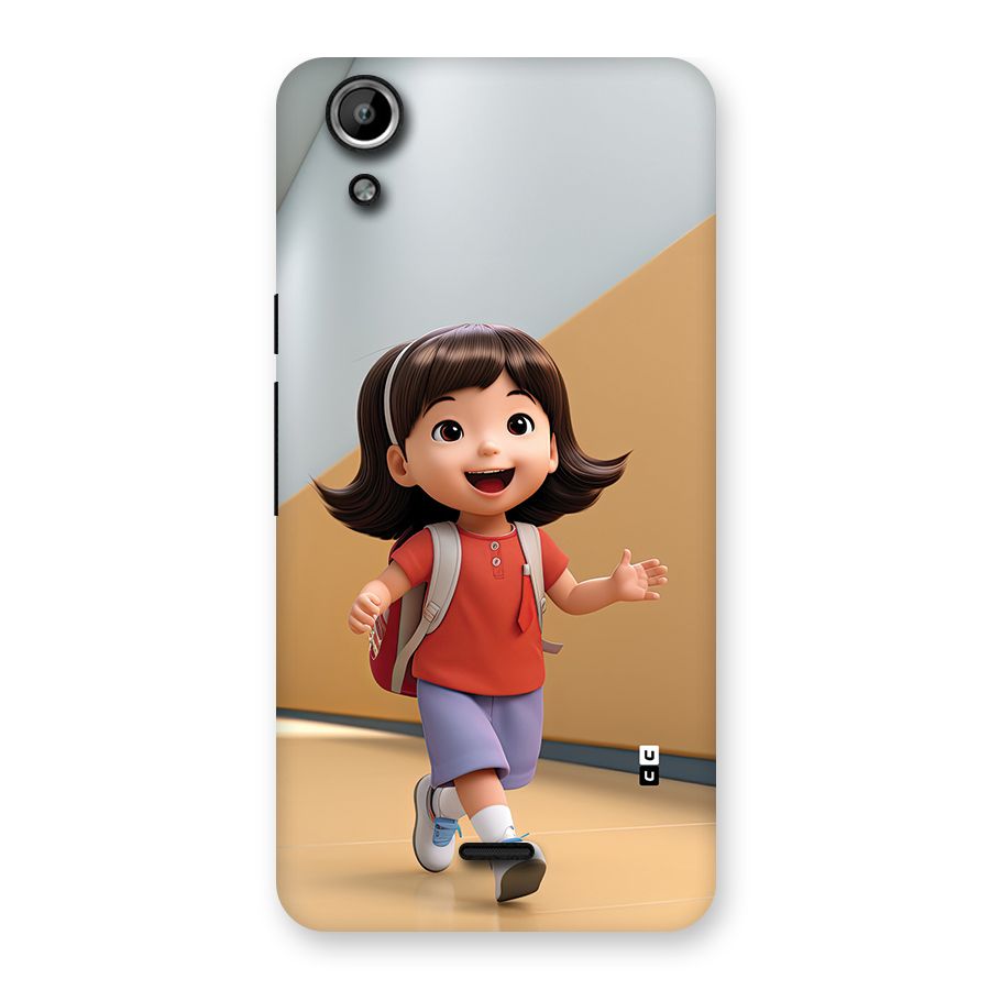 Cute School Girl Back Case for Canvas Selfie Lens Q345