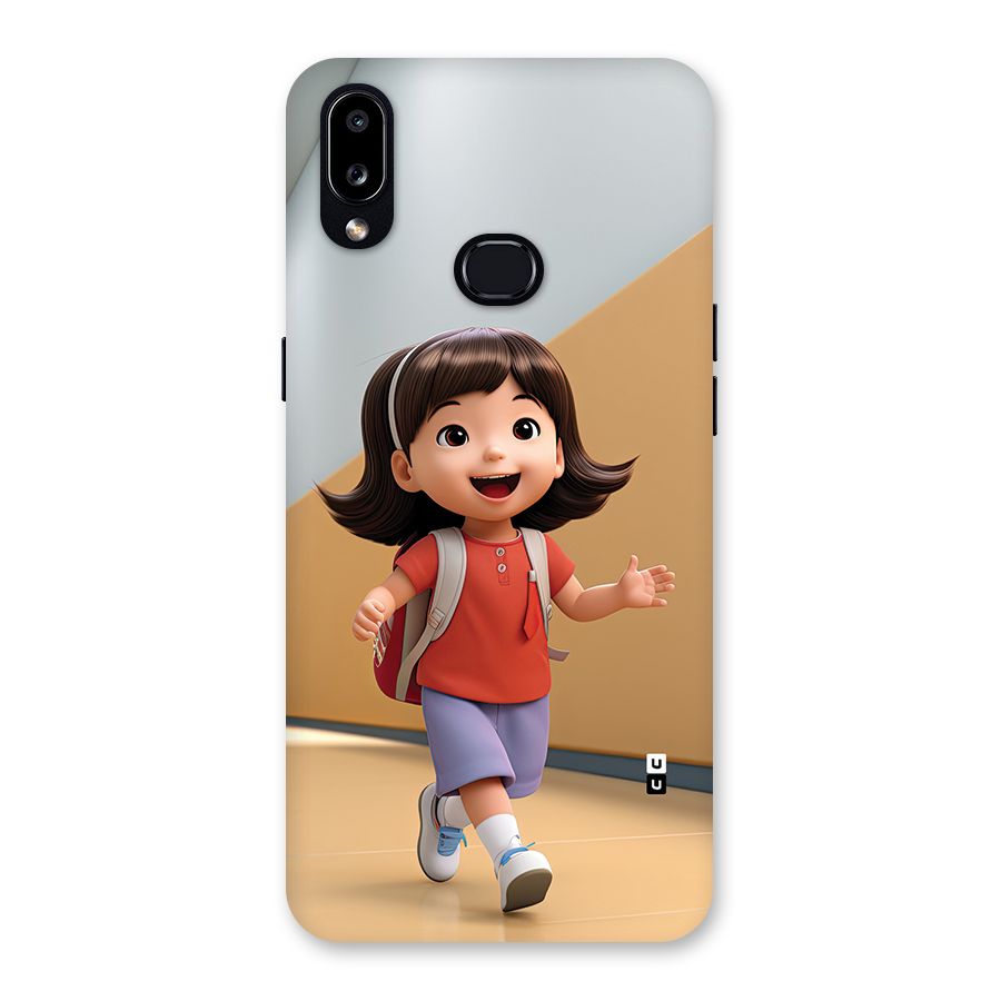 Cute School Girl Back Case for Galaxy A10s