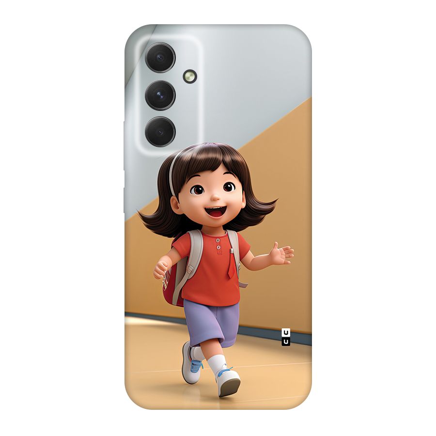 Cute School Girl Back Case for Galaxy A54