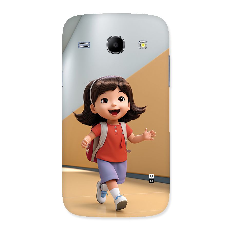 Cute School Girl Back Case for Galaxy Core