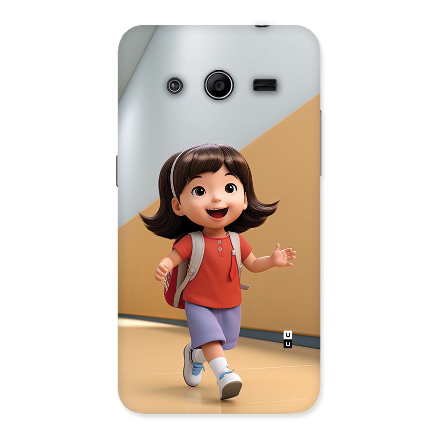 Cute School Girl Back Case for Galaxy Core 2