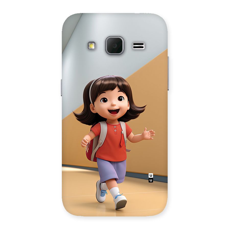 Cute School Girl Back Case for Galaxy Core Prime