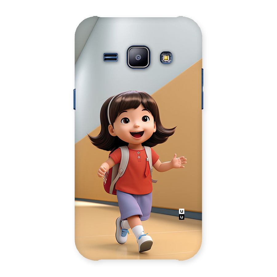 Cute School Girl Back Case for Galaxy J1