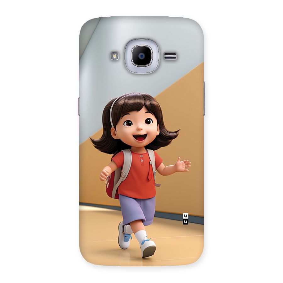 Cute School Girl Back Case for Galaxy J2 Pro