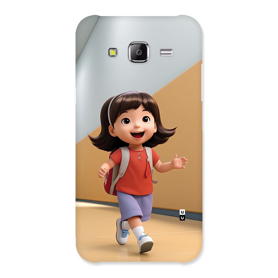 Cute School Girl Back Case for Galaxy J5