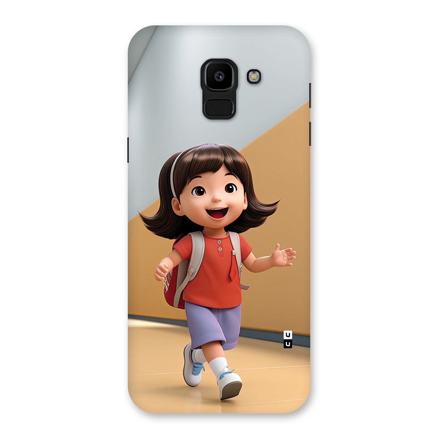 Cute School Girl Back Case for Galaxy J6