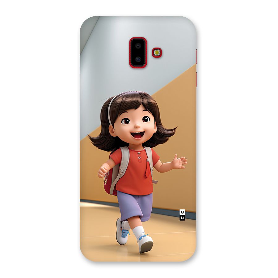 Cute School Girl Back Case for Galaxy J6 Plus