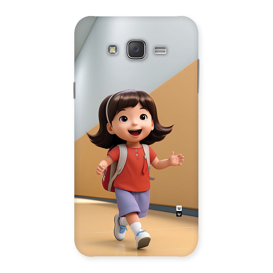 Cute School Girl Back Case for Galaxy J7