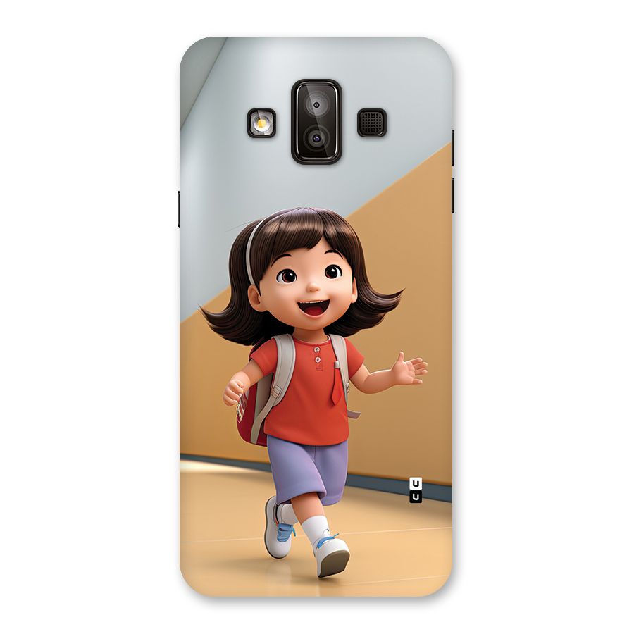 Cute School Girl Back Case for Galaxy J7 Duo