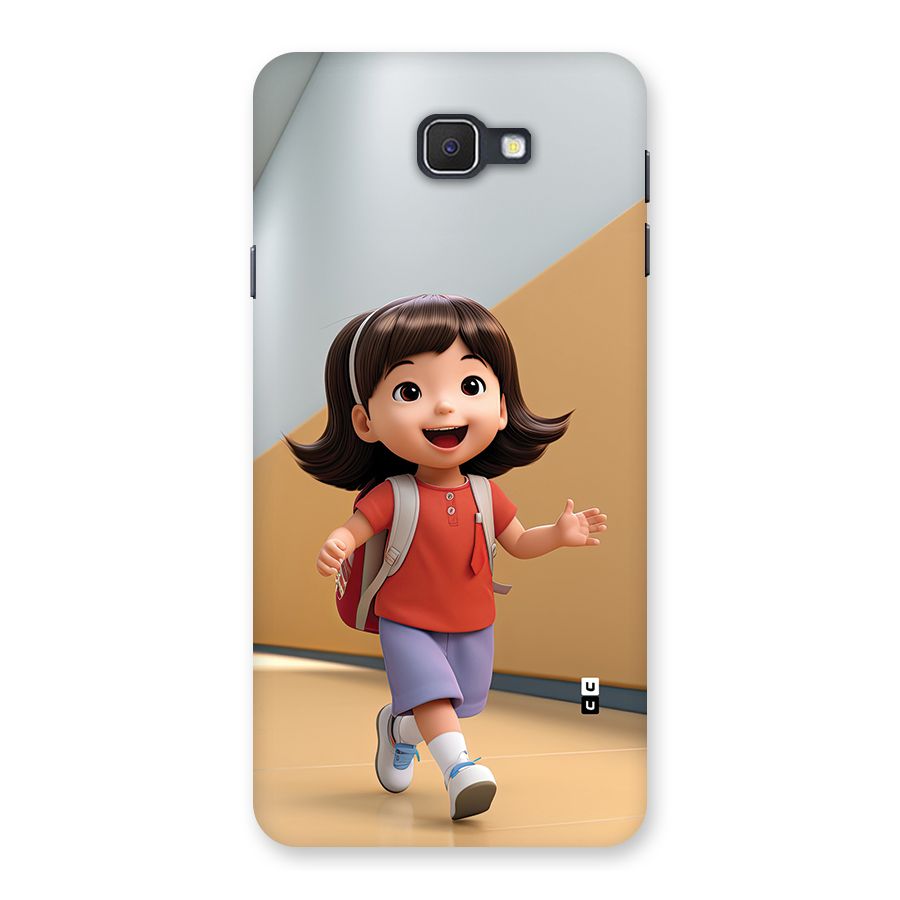 Cute School Girl Back Case for Galaxy J7 Prime