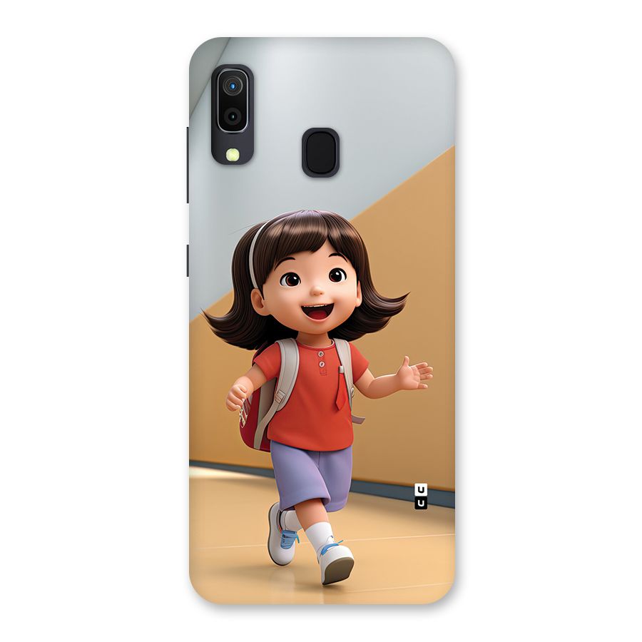 Cute School Girl Back Case for Galaxy M10s