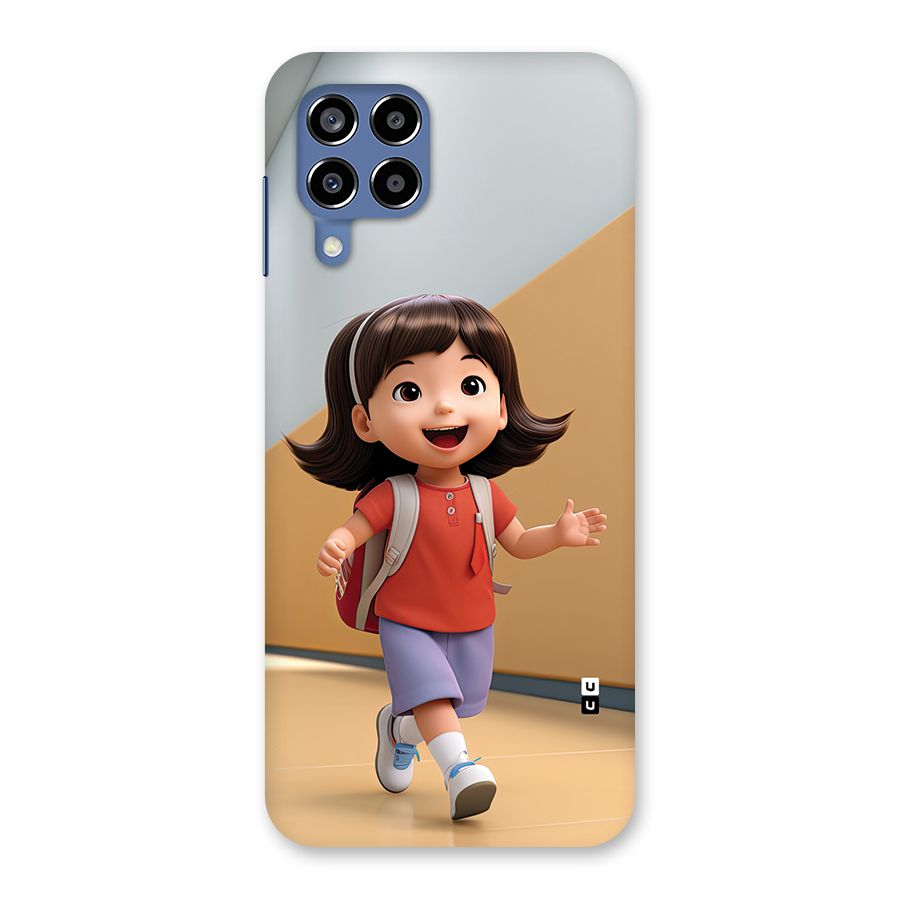 Cute School Girl Back Case for Galaxy M53 5G