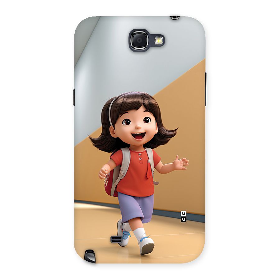 Cute School Girl Back Case for Galaxy Note 2