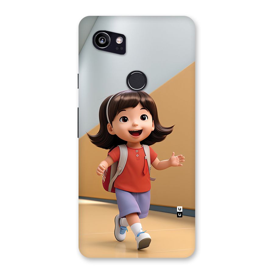 Cute School Girl Back Case for Google Pixel 2 XL