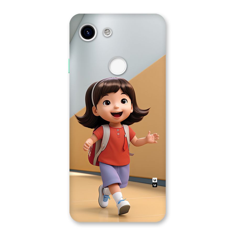 Cute School Girl Back Case for Google Pixel 3