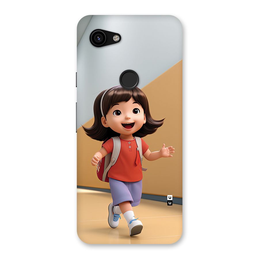 Cute School Girl Back Case for Google Pixel 3a