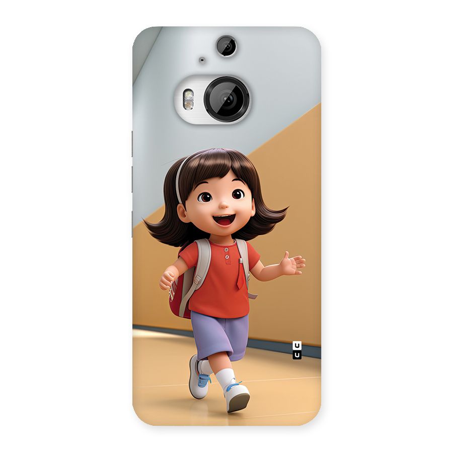 Cute School Girl Back Case for HTC One M9 Plus