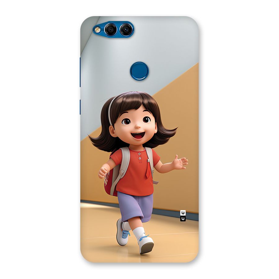 Cute School Girl Back Case for Honor 7X