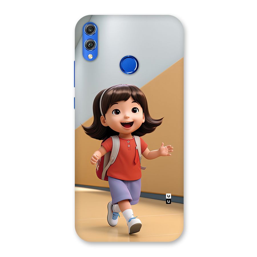 Cute School Girl Back Case for Honor 8X