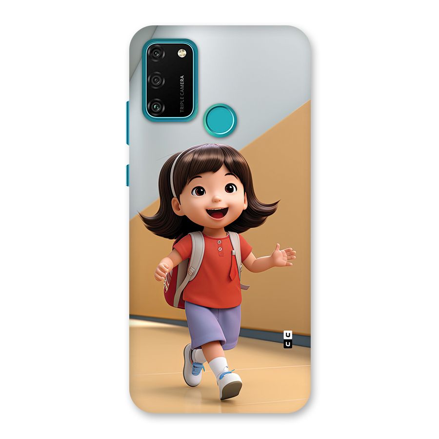 Cute School Girl Back Case for Honor 9A