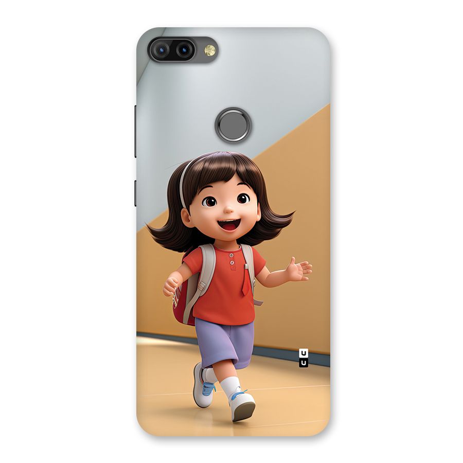 Cute School Girl Back Case for Infinix Hot 6 Pro