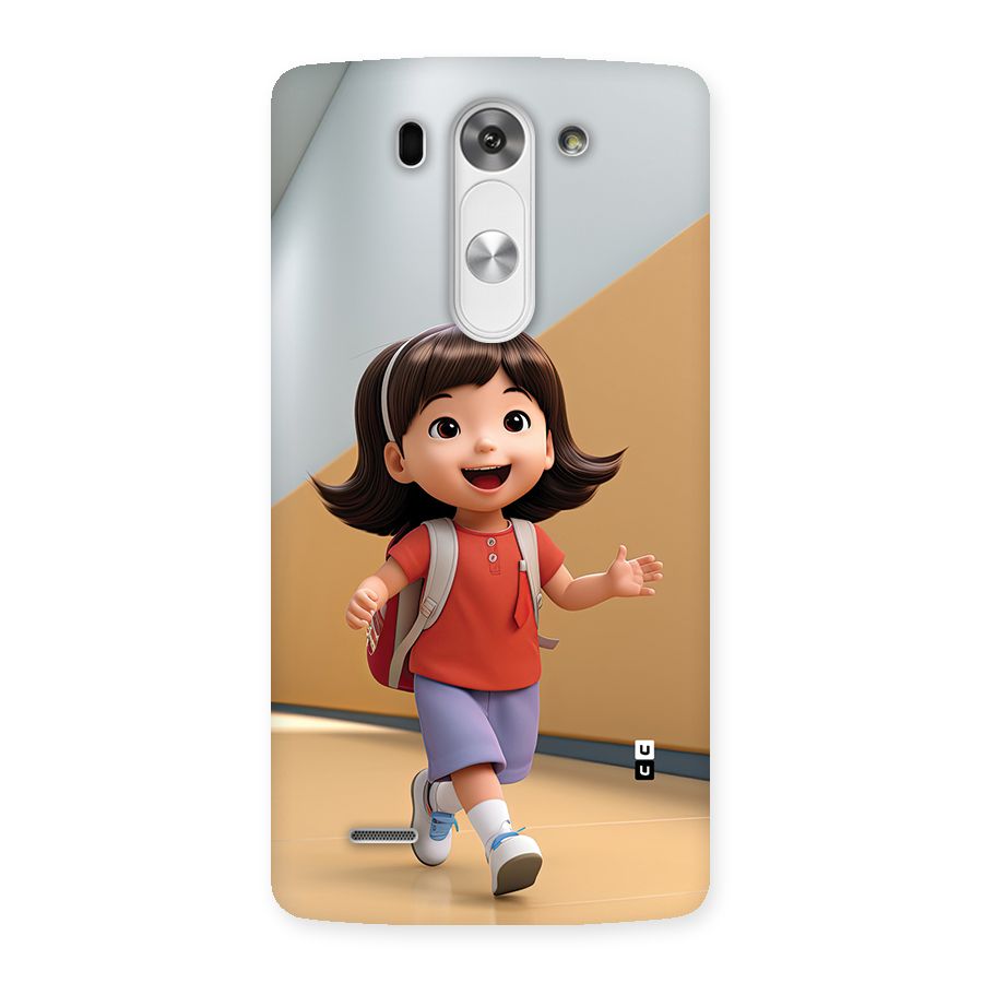 Cute School Girl Back Case for LG G3 Mini