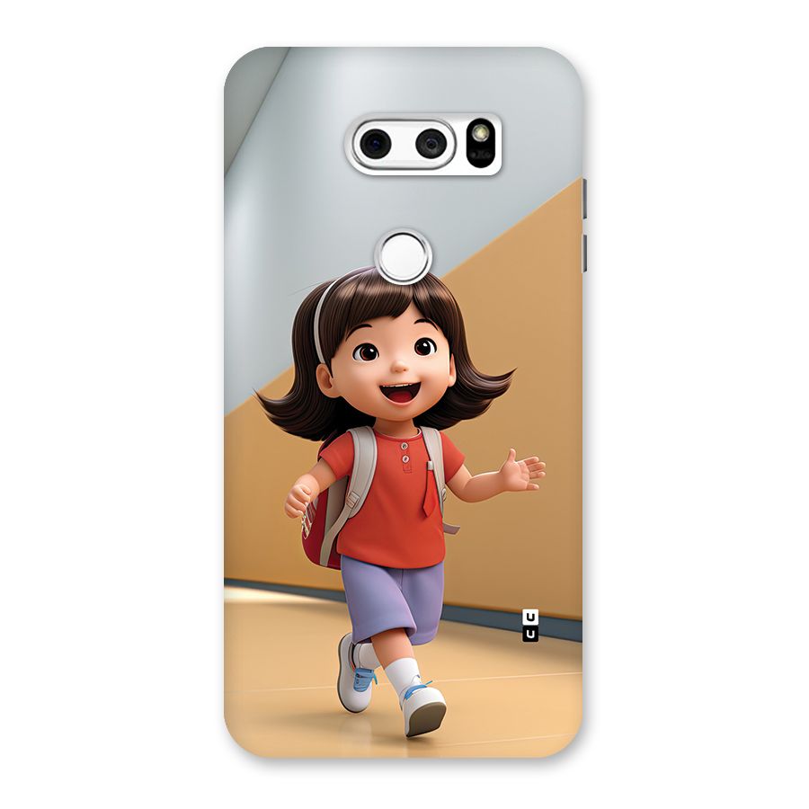 Cute School Girl Back Case for LG V30