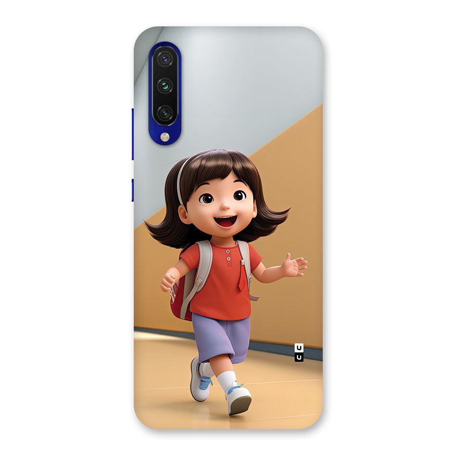 Cute School Girl Back Case for Mi A3