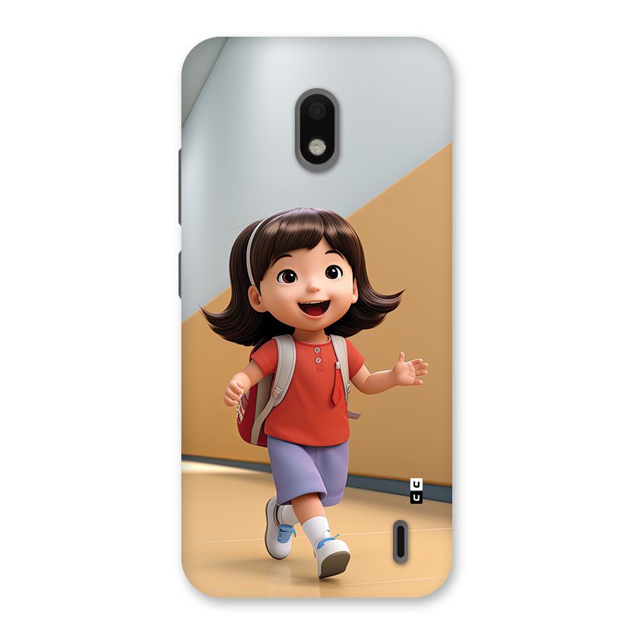 Cute School Girl Back Case for Nokia 2.2