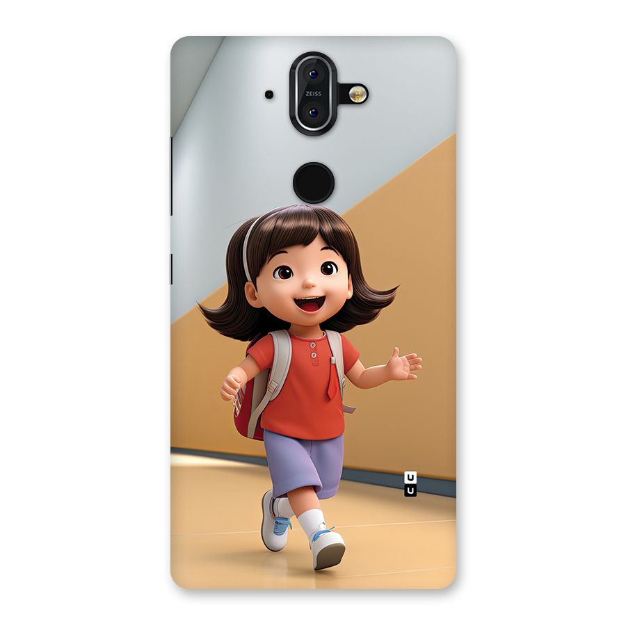 Cute School Girl Back Case for Nokia 8 Sirocco