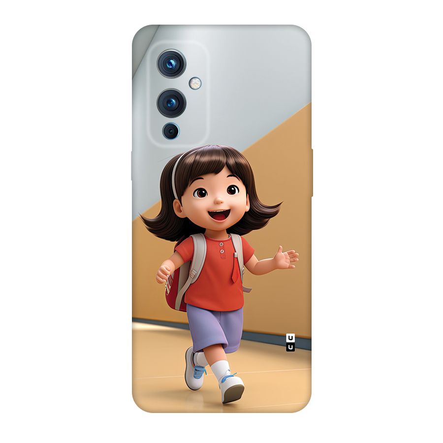 Cute School Girl Back Case for OnePlus 9