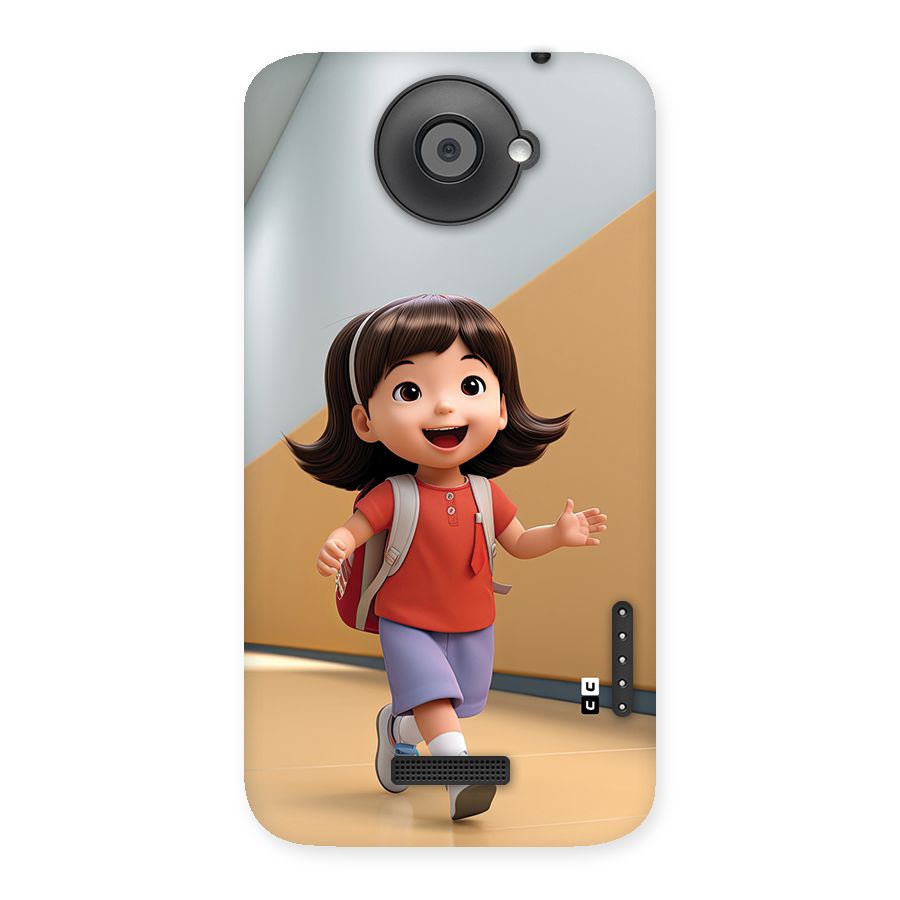 Cute School Girl Back Case for One X