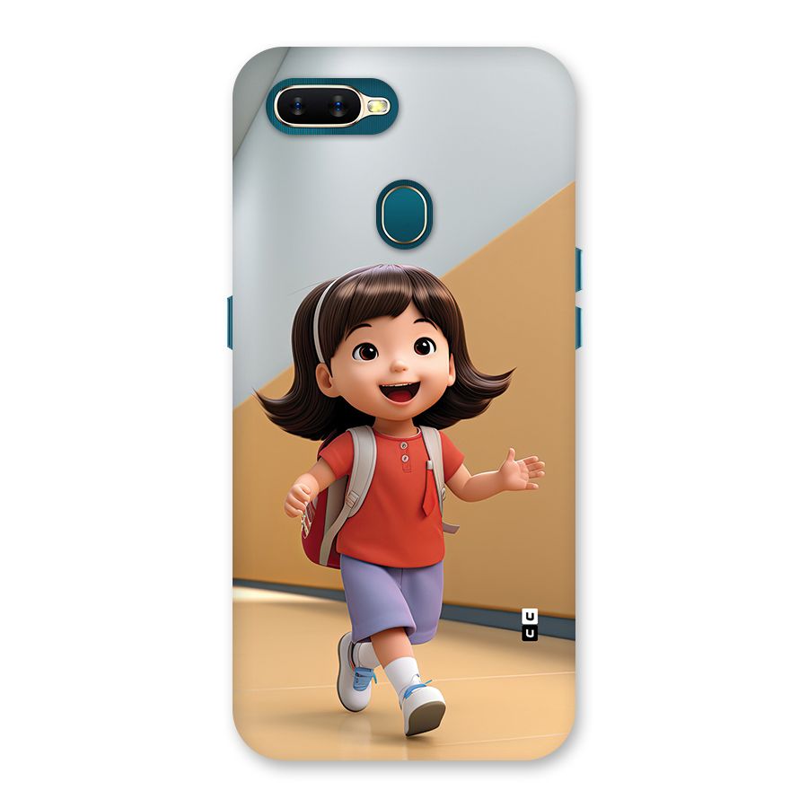 Cute School Girl Back Case for Oppo A11k