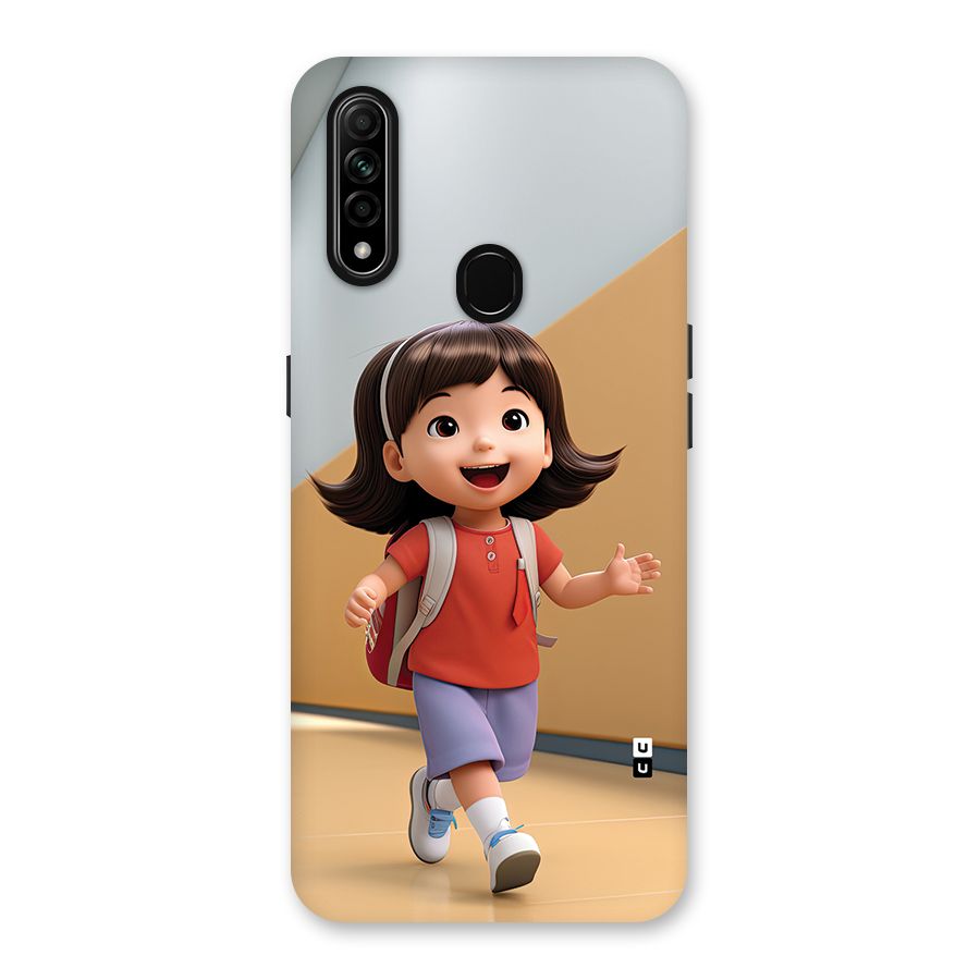 Cute School Girl Back Case for Oppo A31