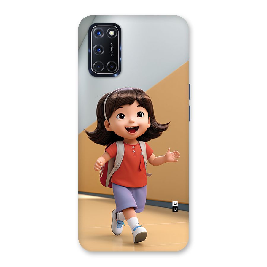 Cute School Girl Back Case for Oppo A52