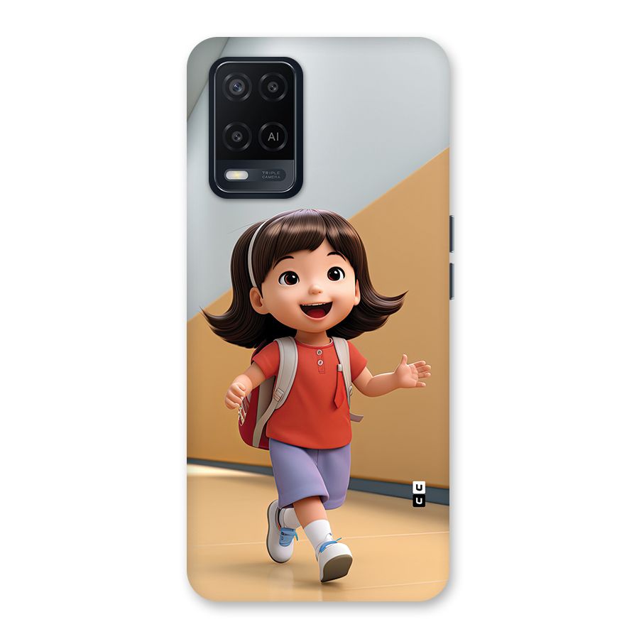 Cute School Girl Back Case for Oppo A54